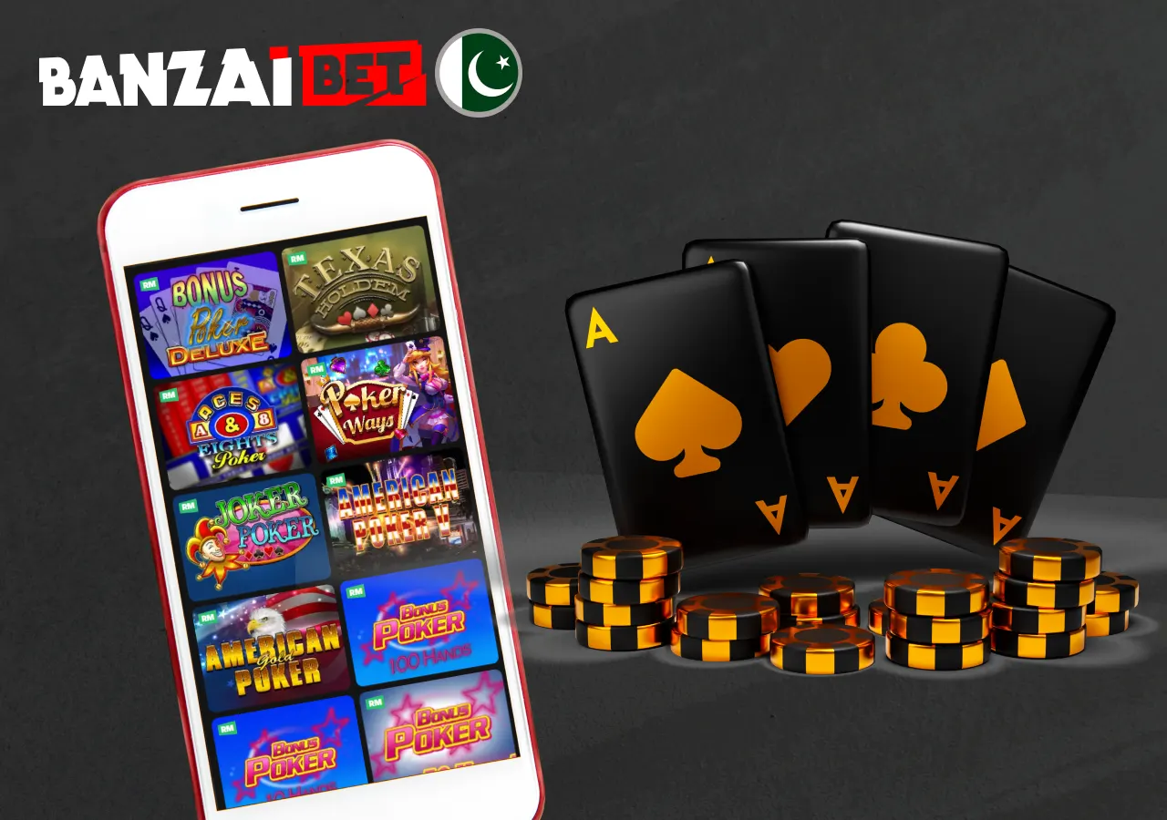 Texas, American, joker and other types of poker can be easily found on the portal