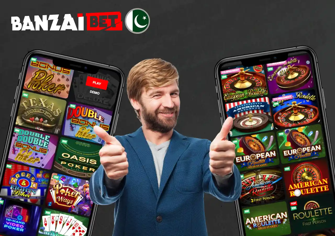 main benefits available to banzaibet Pakistan casino customers